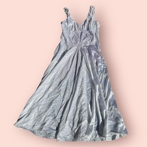 Vintage White Lace Slip Dress